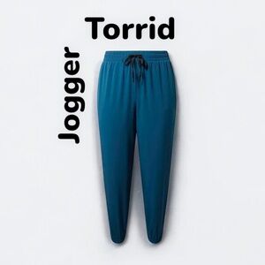 Torrid Blue Jogger Pants with Elastic Waistband